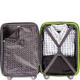 Gabbiano Hola Collection 3 Piece Expandable Hardside Luggage Set (Green)