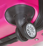 Dejuno Logan 3-Piece Hardside Spinner Combination Lock Luggage Set, Fuchsia