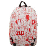 Star Wars Last Jedi Backpack - The Last Jedi Salt Planet All Over Print Backpack