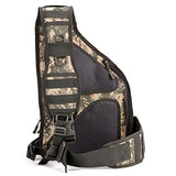 Tactical Military Daypack Sling Chest Pack Bag Molle Laptop Backpack Large Crossbody Bag (ACU camo)