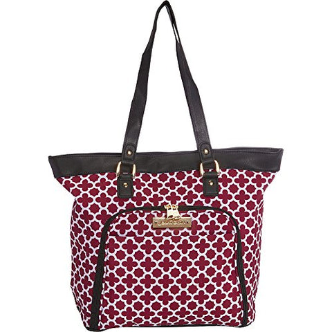 Jenni Chan Aria Broadway 18" Computer Tote (Cranberry)