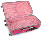 Rockland Luggage Vision Polycarbonate 3 Piece Luggage Set, Love, One Size