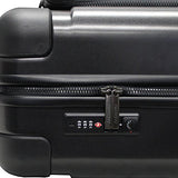 Andiamo Pantera 20" Hardside Carry-On Luggage With Spinner Wheels (20In, Carbon Black)
