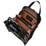 Siamod Serra Leather Ladies' 15" Laptop Tote, Womens Computer Briefcase In Red