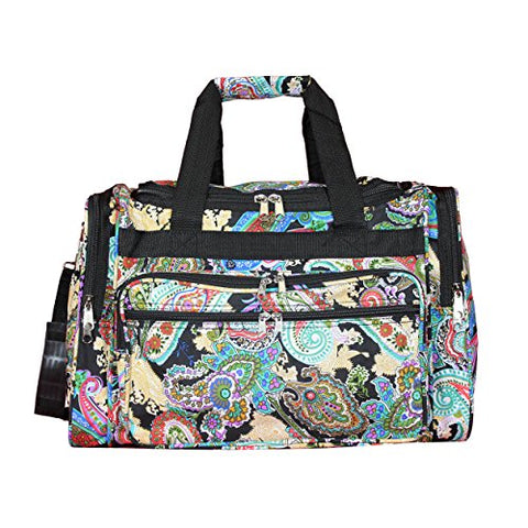World Traveler 19" Duffle Duffel Bag, Multi Paisley, One Size