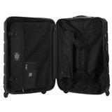 Travel Boarding Case, Universal Wheel Abs Zipper, Travel Outdoor Boarding Case Gift Gift Box Travel Air Travel Case, Black, 24 inch