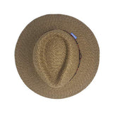 Wallaroo Hat Company Women’s Sedona Fedora – Camel – UPF 50+, Aztec Flair