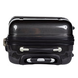 Bugatti 3 Piece Hard Luggage Set, Black, One Size