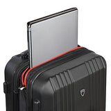 Olympia Apache Ii 21" Carry-On Spinner, Black+Black