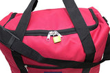 Boardingblue Under Seat 18" Duffel Bag Personal Item for Spirit & Frontier Airlines + Bonus.(Red