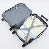 Travelers Club Midtown Hardside 4-Piece Luggage Travel Set, Black