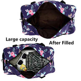 BLUBOON Women Overnight Weekender Bag Ladies Gym Duffel Bag Lightweight Luggage Tote (Dark Blue)