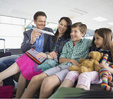 Idefair Travel Wallet Family Passport Holder,RFID Blocking Waterproof Document Organizer Case for Passports, ID Cards, Credit Cards, Flight Tickets, Money and Other Travel Accessories (Gray)