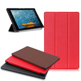 Amazon Fire HD 8 Tablet Case, Buruis Premium Leather Shockproof fire 8 Case Trifold Stand Cover