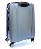 Titan Xenon Polycarbonate Hard Spinner Luggage - German Designed (Small, Bluestone)