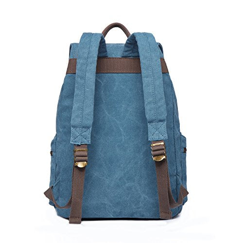 beautywill vintage canvas backpack rucksack for school travel hiking Shop Beautywill Vintage Canvas Backpack Rucks – Luggage Factory