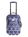 Roxy Womens Wheelie Rolling Suitcase Luggage Akiya Combo Blue Print