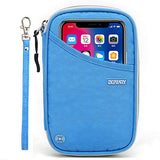 Travel Wallet RFID Blocking Document Organizer Bag, Family Passport Holder
