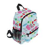 Kids Backpack Kawaii Candy Cupcake Girls School Bag Multipurpose Daypacks Backpacks