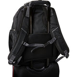 Kenneth Cole Reaction 1680d Polyester Dual Compartment 17" Laptop Backpack, Black