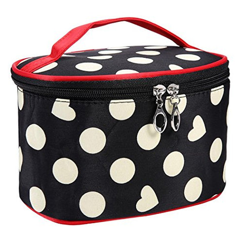 AMA(TM)® Portable Travel Cosmetic Bag Makeup Case Pouch Toiletry Wash Kit Organizer (White)