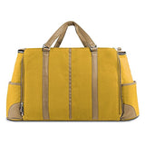 Lencca Alpaque Duffle Luggage Laptop Shoulder Bag For Up To 15.6" Laptop (Mustard Yellow / Cool