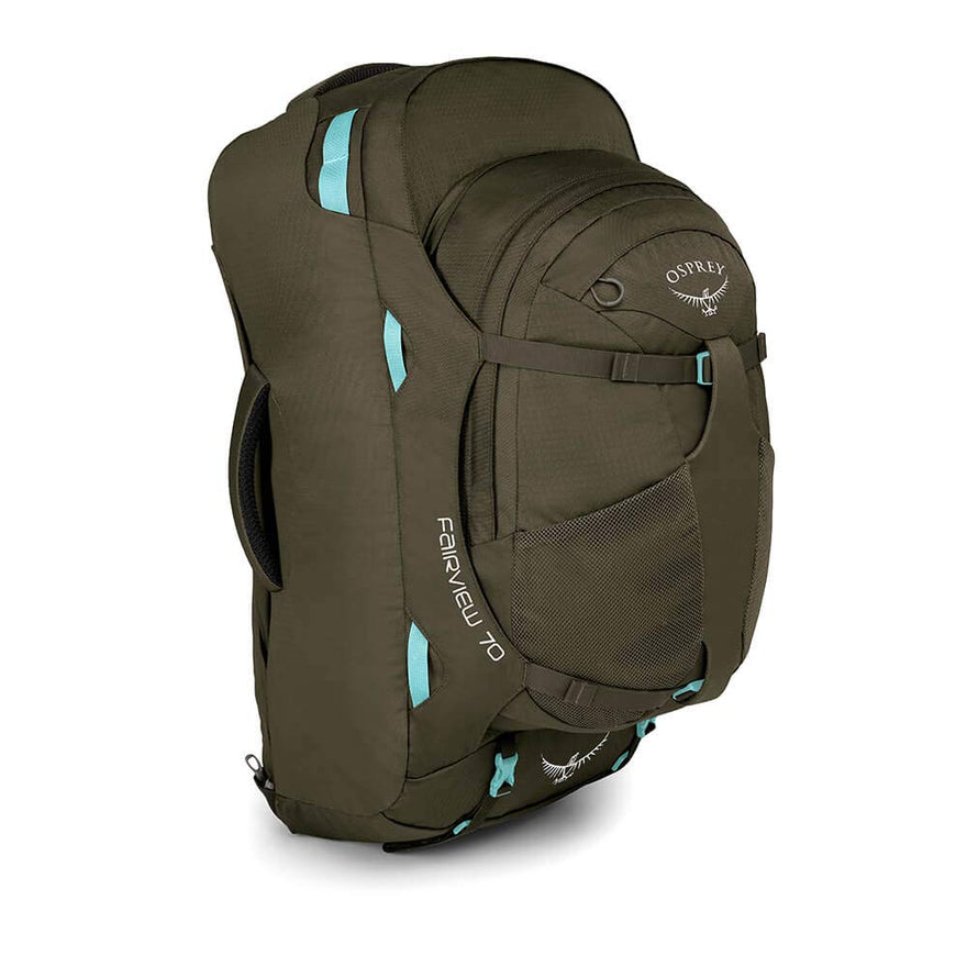 Osprey Packs Fairview 70 Women's Travel Backpack, Misty Grey, Small/Medium