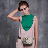 Black Butterfly Women Waist Pack Pocket Purse Wallet The Trend Of Small Canvas Bag Sports Bag Waist