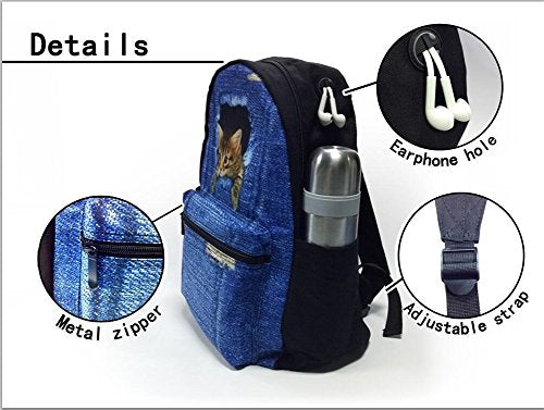 Bigcardesigns Men's Boy's Animal Backpack Weimaraner