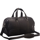 David King Vaquetta Leather Deluxe A Frame Duffel In Black