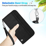 Vemingo Family Passport Holder RFID-Blocking Travel Wallet Ticket Holder Document Organizer with