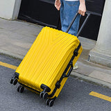 New Aluminum Frame Rolling Luggage Women Travel Bag Trolley Suitcase Carry On Luggage,Silver,24