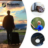 Smart Luggage ID Tags with Lifetime Global Recovery Service (Pink - 2 Pack)