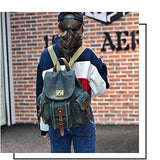 K-mover Women's And Girl's Denim Backpack School Bag Travel Bag Shoulder Bag (Deep blue)