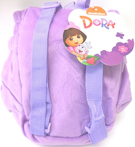 Dora The Explorer Mr. Face Paarse Pluche Rugzak - Zachte Kinderrugzak Met Geborduurd Gezicht