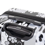 Mia Toro Pop Fiore Hardside Spinner Luggage 3Pc Set, Black