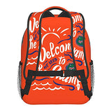 Florida Gator Gators Fishing Toddlers Boys Girls Kid Backpack Adjustable Cute Travelling Bag