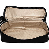 Andiamo Avanti Collection Drop Bottom Satchel, Midnight Black, One Size