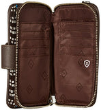 Rfid Smartphone Wristlet Wallet, Rain Forest, One Size