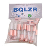 BQLZR Rose Gold 1.2ml Empty Plastic Clear Lip Gloss Tubes Lip Balm Bottle Container Cosmetic Makeup