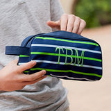 High Fashion Print Men'S Travel Kit Toiletry Bag Organizer Can Be Personalized (Shoreline)