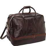 Ropin West 23" Leather Weekender (Brown)