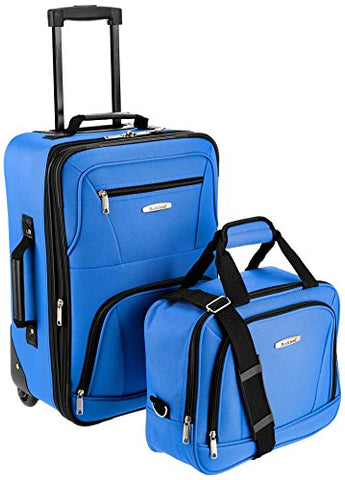 Rockland Luggage 2 Piece Set, Blue, One Size