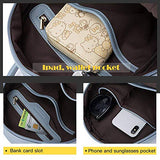 Cute Small Backpack Mini Purse Casual Waterproof Daypacks Leather For Teen Girls And Women (Blue)