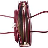 McKleinUSA LAKE FOREST 94336 Red Leather Women's Case w/ Removable Sleeve