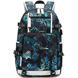 School Backpack for Teen Boys, Hey Yoo 2019 New Waterproof Bookbag School Bag Laptop Casual Backpack for Boys School (blue)