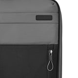 Nautica Harpswell 24 Inch Luggage Expandable Spinner, Grey/Black