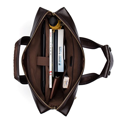 Shop Bostanten Leather Lawyers Briefcase Lapt Luggage Factory