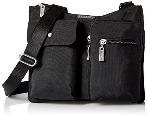 Baggallini Everything Travel Crossbody Bag, Black, One Size