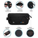 Travel Hidden Money Belt - RFID Blocking Travel Money Belt Waist Passport Wallet